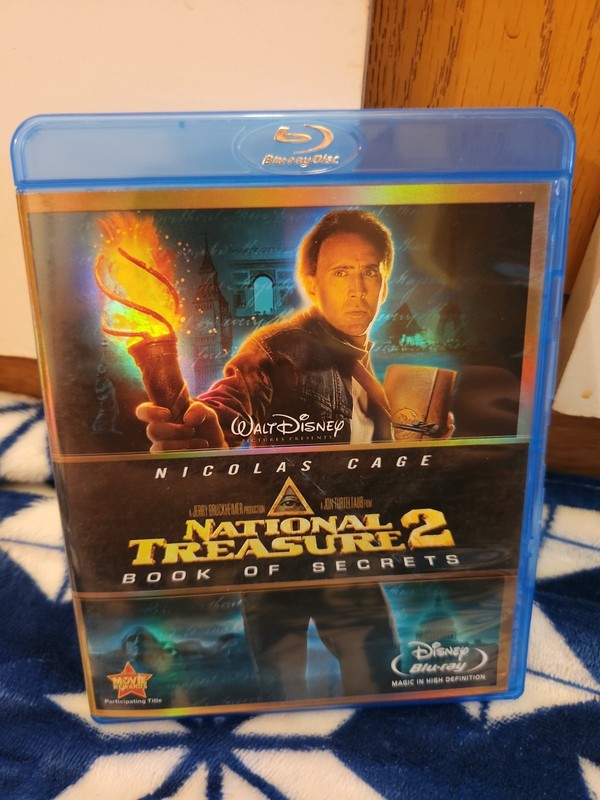 National Treasure 2: Book of Secrets (Blu-ray, 2007) Nicholas Cage!