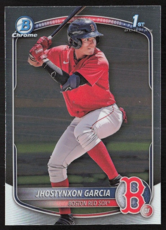 2025 Bowman Chrome Prospects Jhostynxon Garcia #BCP-43 GS1-8