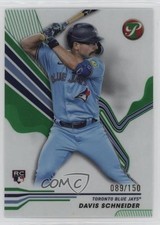 2024 Topps Pristine Green Refractor 89/150 Davis Schneider #248 Rookie RC 13rw