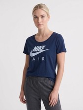 Nike T-Shirt Size L Black Dri-Fit Athletic Cut Swoosh Logo