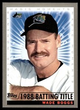Wade Boggs 2000 Topps #239e Devil Rays MLB READ FREE SHIPPING AutographDen