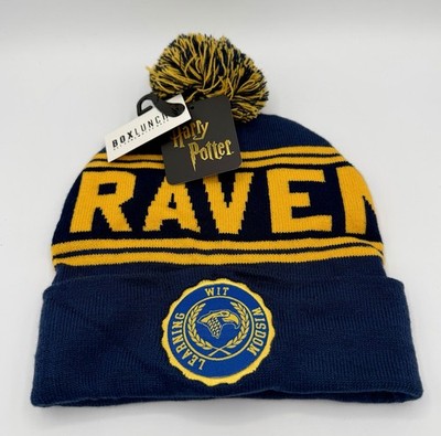 Harry Potter Ravenclaw Beanie With Pom Pom Blue And Yellow Warner Bros.