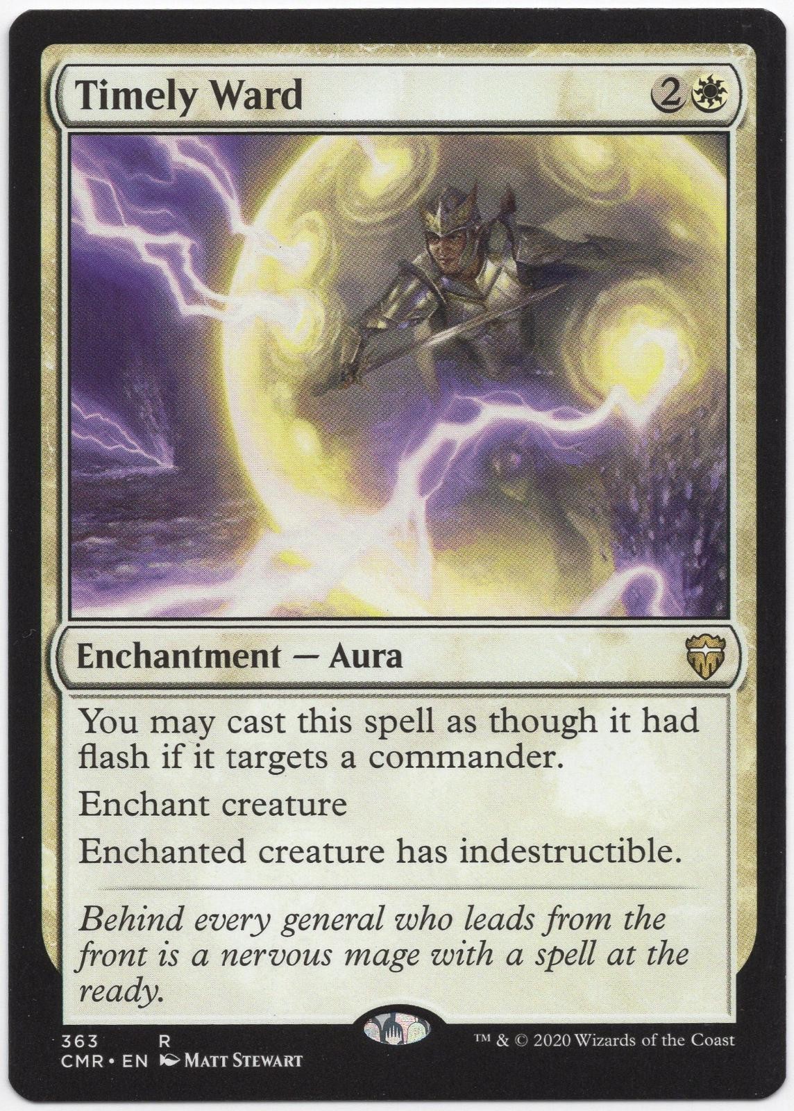 TIMELY WARD - 363 - Rare - Commander Legends - Magic: The Gathering - NM