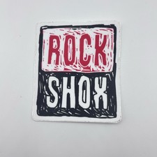 Rock Shox Bicycle Parts Cycling Decal Sticker 3.25” T x 2.75” W