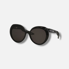 Balenciaga BB0024S Women's Black Round Sunglasses 58-19-135