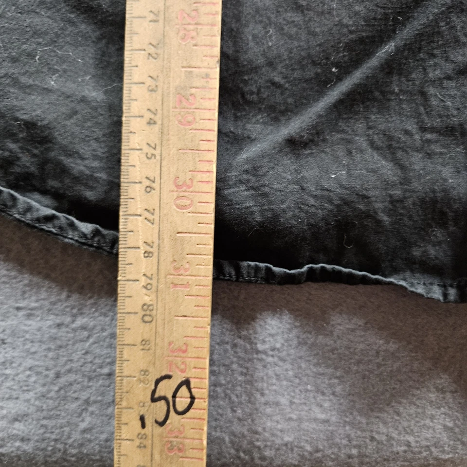 Brad Butter Studded Graphic Black Brown Button Down Shirt Y2K Grunge Biker XL - Image 4 of 4