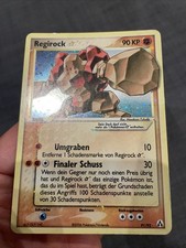 Pokémon Regirock Gold Star - 91/92 Holo EX Legend Maker - Deutsch German