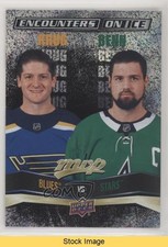 2022-23 Upper Deck MVP Encounters on Ice Gold Torey Krug Jamie Benn READ 09wc