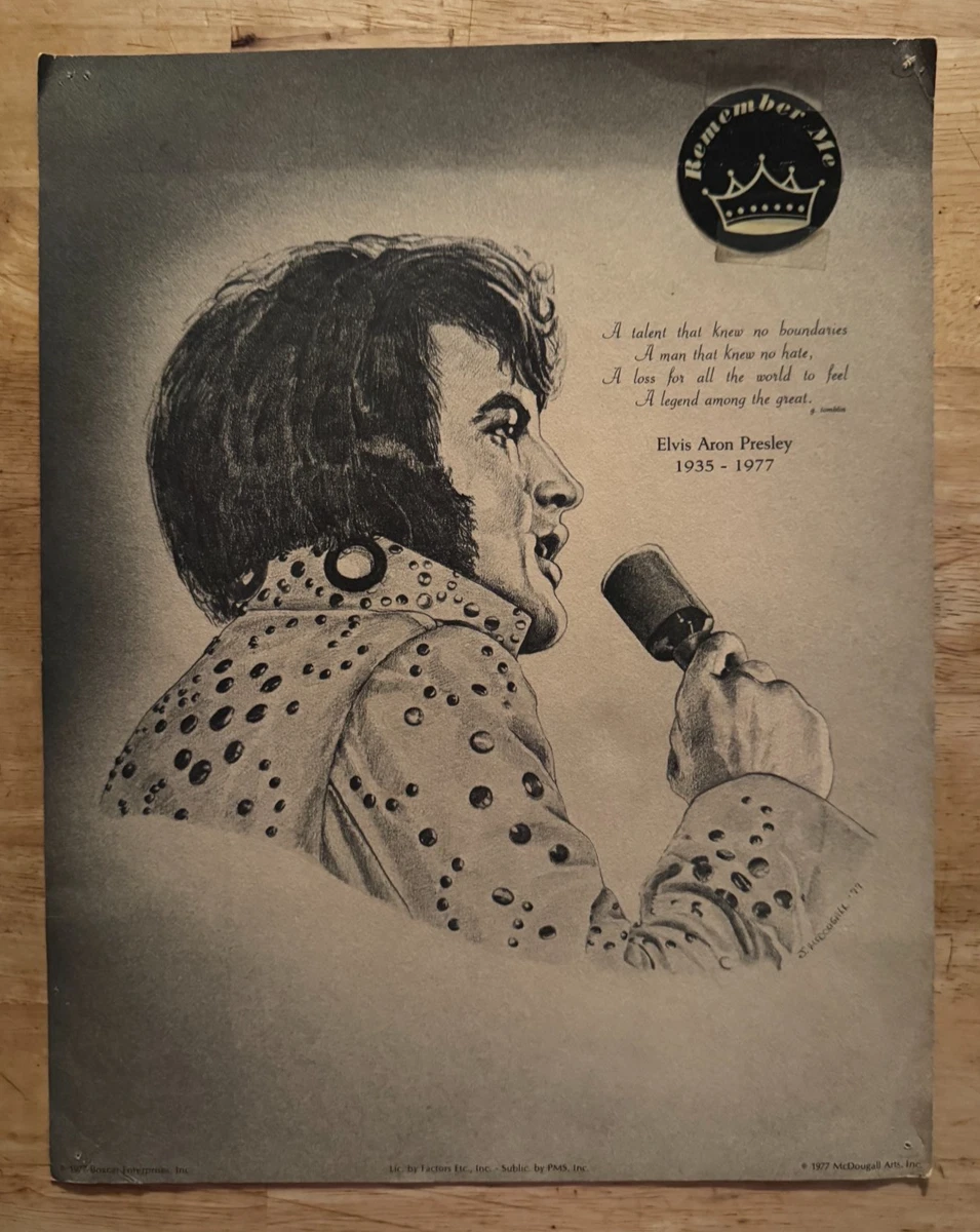 Elvis Drawing Presley Memorabilia for sale | eBay