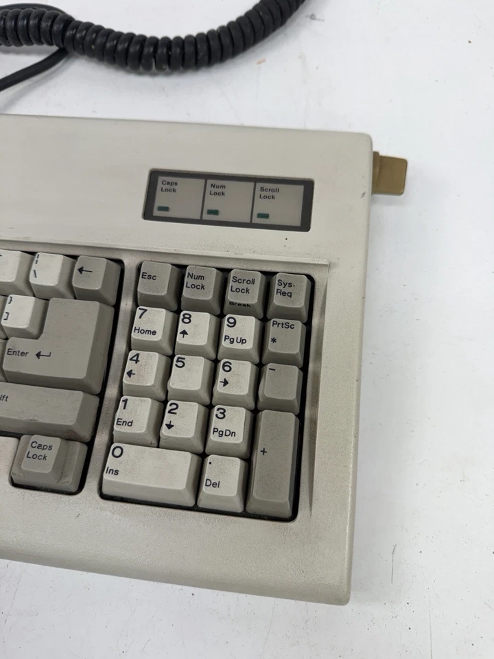 Teclado IBM Modelo F AT para computadoras IBM 5170, 5162 y AT RARO probado Foto 2 de 4