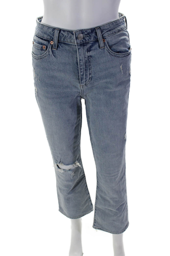 Jeans Paige Light Wash Délavé Et Distressed - Taille 26 - Occasion Très Bon état