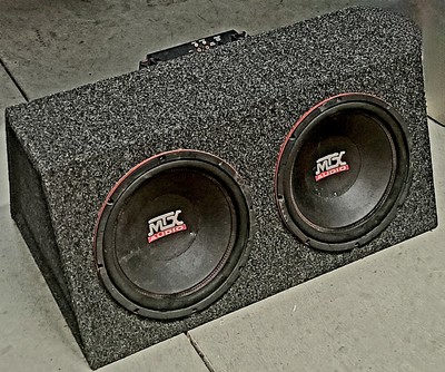 MTX RT251D Dual 12 inch 250W+ Car Subwoofer With Amp and Box!!! GIVE BEST OFFER!