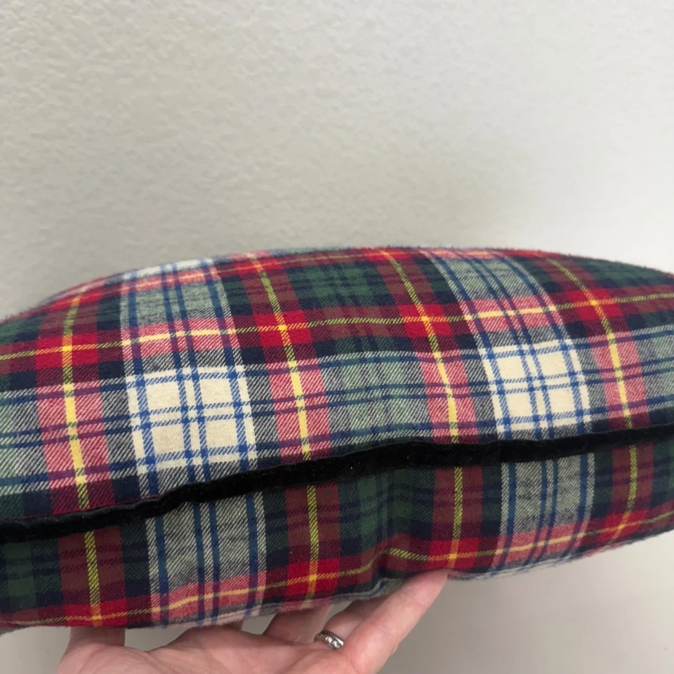 Lauren Ralph Lauren Holiday Tartan Plaid Down Feather Throw Pillow Home Decor - Image 4 of 4