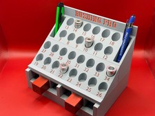 Modular Charge Bar and Powder Bushing Rack For All MEC Reloaders - Gray/Red
