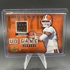 2006 Upper Deck Football - UD Game Jersey Card #CJ-CF Charlie Frye Browns Patch