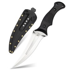 Tactical Fixed Blade Knife, Full Tang Double Edge Blade,for Survival and EDC