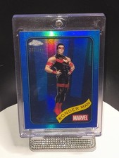 2025 Topps Chrome Sapphire Marvel #100 Wonder Man GEM? 1 TOUCH MAGNETIC 🧲 CASE