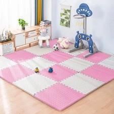 Soft Non Toxic Baby And Kids Play Mat EVA Foam Floor Interlocking Tiles Playroom
