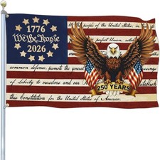 250 Year American Anniversary Flag 3X5 Ft 250 Merchandise Decorations Betsy Ross