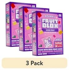 (3 pack) FruitBlox Aphmau Mixed Fruit Snacks, 22 Count