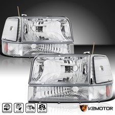 Fits 1992-1996 Ford F150 F250 F350 Bronco Headlightsbumpercorner Lamps 92-96 Fits 1992-1996 Ford F150 F250 F350 Bronco Headlightsbumpercorner Lamps 92-96