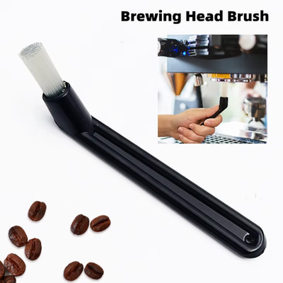 Coffee Machine Cleaning Brush Short Handle Espresso Group Head Brewing Cleaning