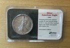 1991 Silver American Eagle Coin Capsule Brilliant Uncirculated