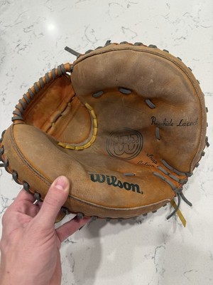 Wilson A2000 Catchers Glove _ RHT _ Retro Model -  Relaced And Reconditioned