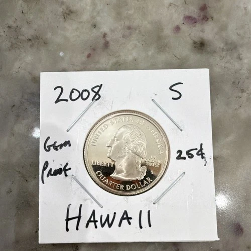 2008-S 50 State Quarters Hawaii Proof — photo from the most recent tracked eBay sale
