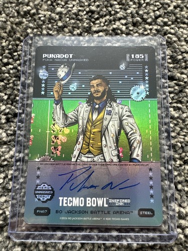 2026 Bo Jackson Battle Arena Tecmo Bowl Puka “Pukadot” Nacua Auto UNMASKED