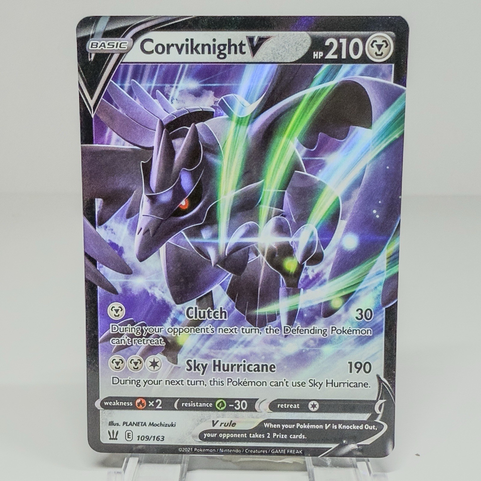 Corviknight V Ultra Rare SWSH05: Battle Styles 109/163 NM