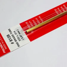 K&S 8128 Round Brass Tube 5/32" OD x 12"