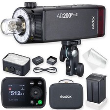 AD200 II AD200Pro II AD200ProII, 200Ws TTL Pocket Flash with Improved Heat Di...