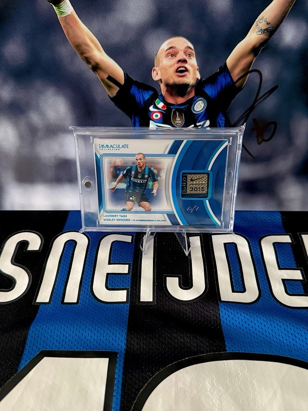 Wesley Sneijder 2024-25 Panini Immaculate Laundry Tag Match Worn ONE OF ONE 1/1