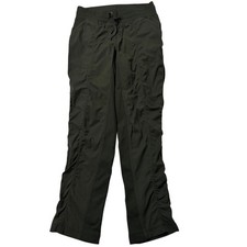 Lululemon Women's Size 6 Dance Studio Mid-Rise Crop Pant Green Athleisure