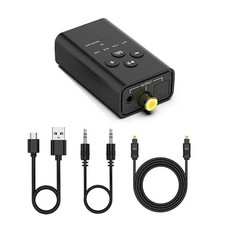 Bluetooth 5.2 DAC Audio Receiver Coaxial to RCA 3.5mm AUX Stereo Converter Adapt
