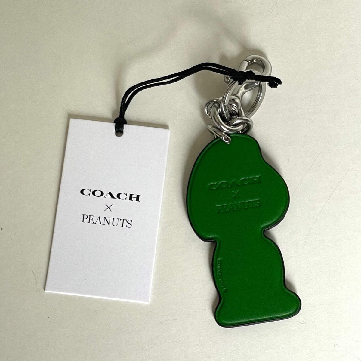 Coach x Peanuts 2025 Peppermint Patty Leather Bag Charm