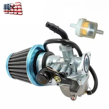 50cc 70cc 90cc 110cc 125cc ATV Dirt Bike Go Kart Carb Carburetor Air Filter Kit