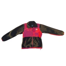 The North Face Women’s Denali Fleece Jacket Pink Black Full Zip Outdoor Size S/P