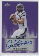 2015 Leaf Metal Draft Purple Prismatic 5/25 Cody Fajardo #BA-CF1 Auto 7l6