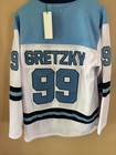 Headgear Classics Wayne Gretzky #99 Hockey Jersey Size L White/Light Blue — photo 5