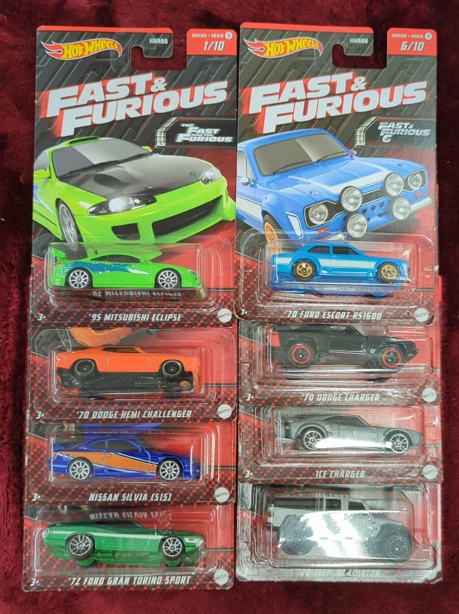 Hot Wheels Fast & Furious Contemporary Manufacture Diecast Cars