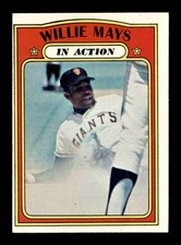 1972 Topps #50 Willie Mays IA VGEX X3164663