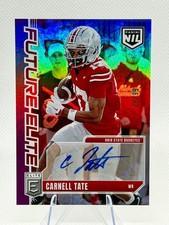 CARNELL TATE 2025 Donruss Future Elite Purple #FE-CTE Rookie Auto RC/99
