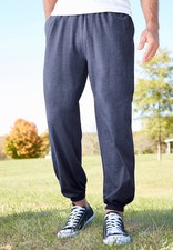 KingSize Men's Big  Tall Lightweight Jersey Elastic Cuff Sweatpants