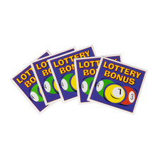 10 SETS OF 1-59 LOTTERY BONUS BALL POP OPEN TICKETS