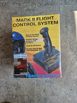 Thrust Master MARK 2 Controller Flight Control System Vintage w/ Box 