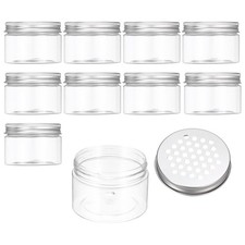 Empty Scent Beads Container, Clear Freshener Tins 10Pcs  4.1oz/120ml