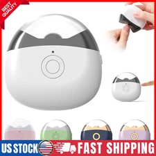 Safety Electric Automatic Nail Clippers Toe Thick Nails Cutter Pedicure White