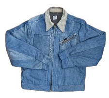 Lee 191-LB Sanforized Jelt Jacket Size 38 Vintage 50's Talon Zipper Repaired